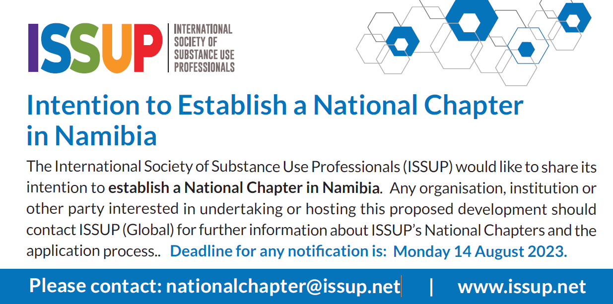ISSUP Namibia National Chapter Tender International Society of